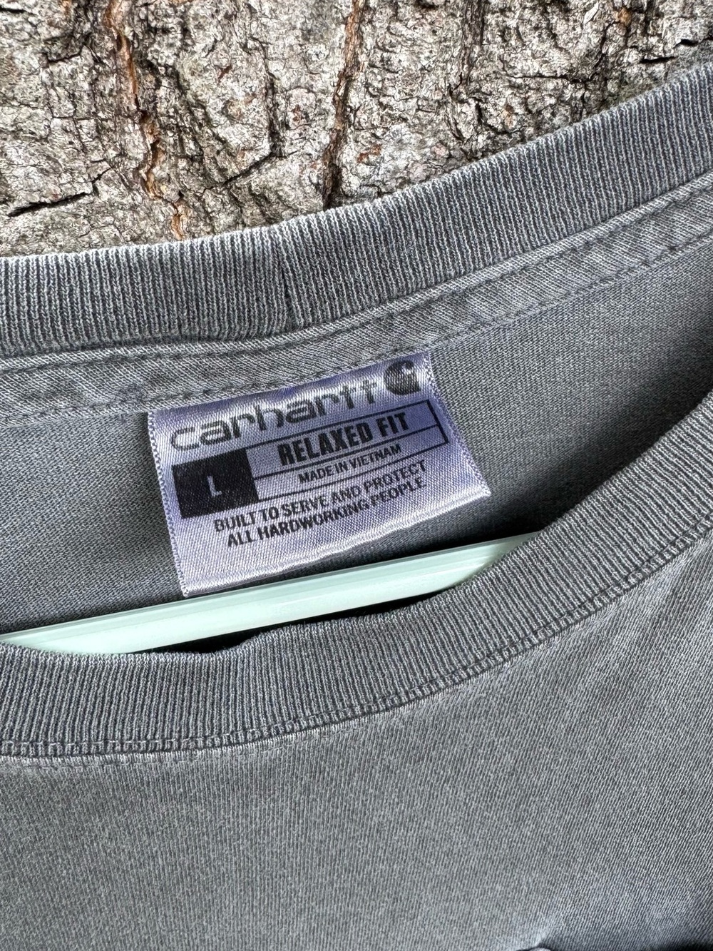 Carhartt Garment Dyed Men's Pocket Shirt Relaxed Fit Size Large - Picture 3 of 5